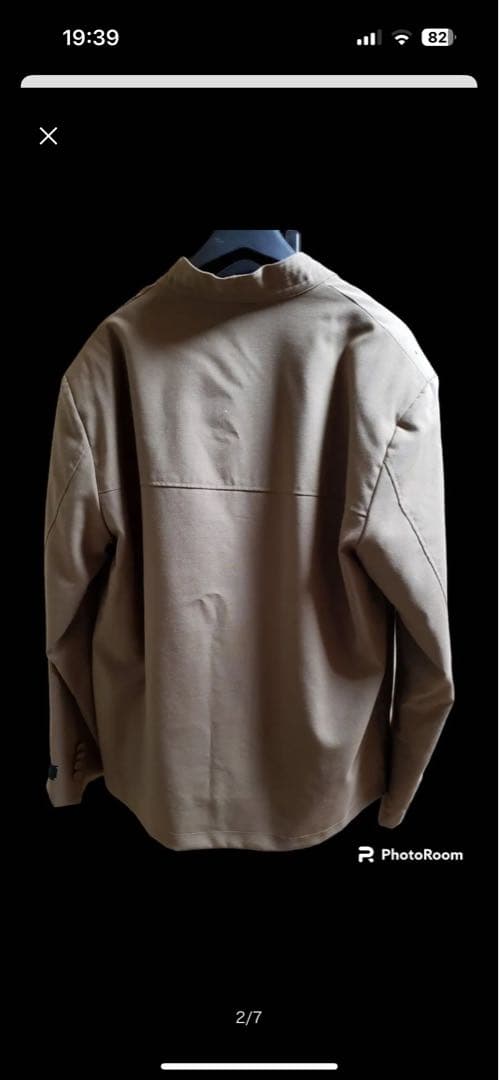 kith ノーカラーベージュジャケット　Mサイズ