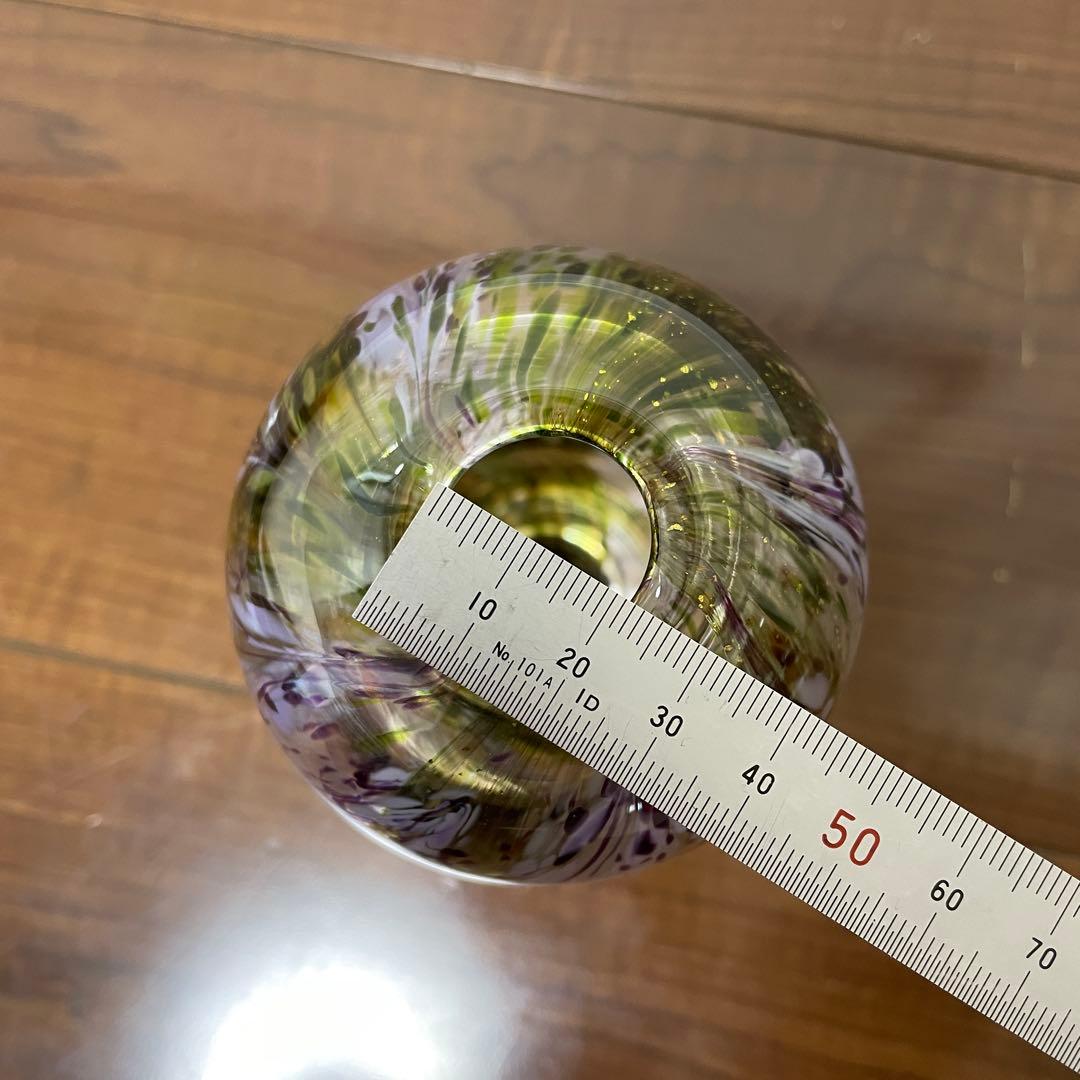 ノグチミエコ ガラスアート フラワーベース