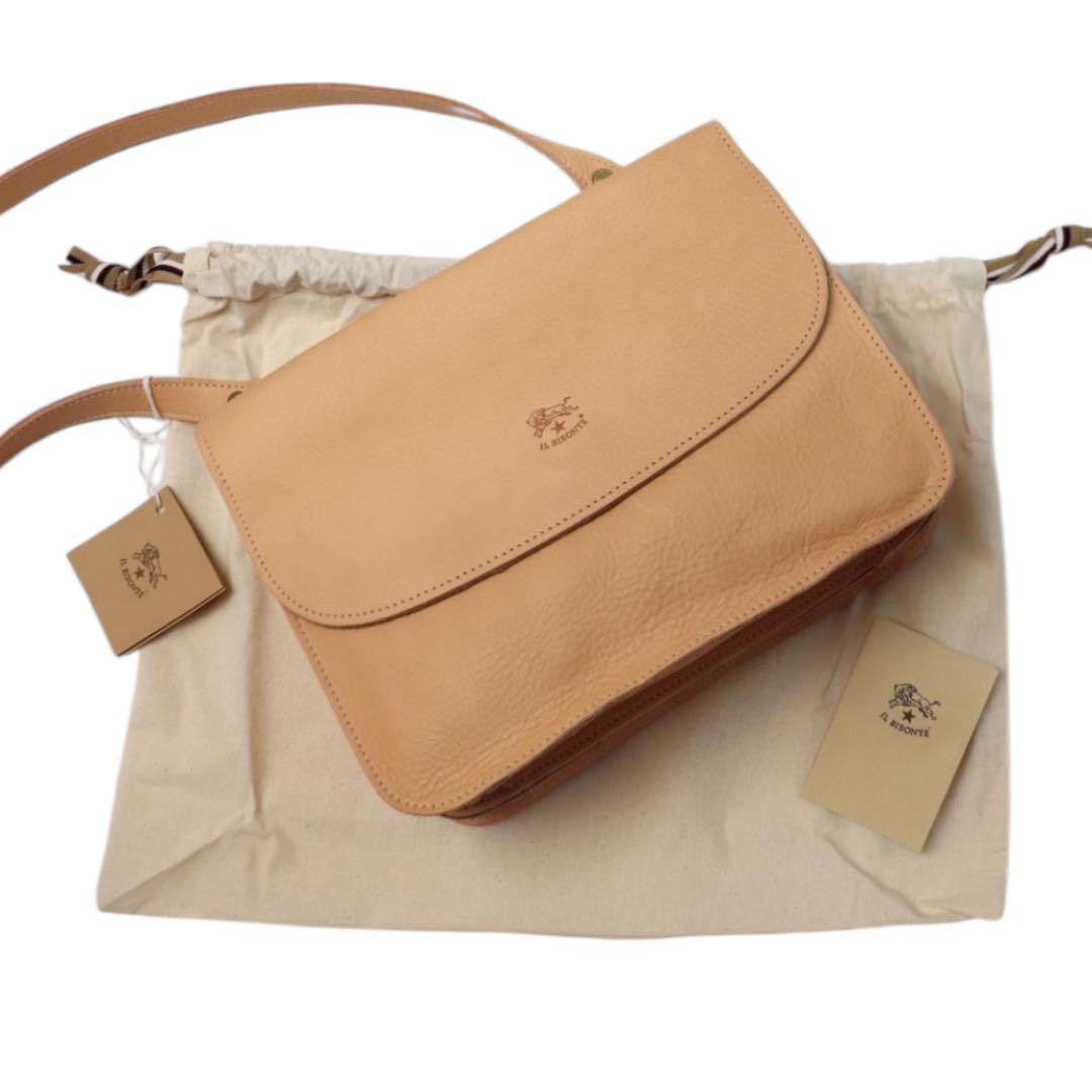 新品未使用 イルビゾンテ ショルダーバッグ ナチュラル