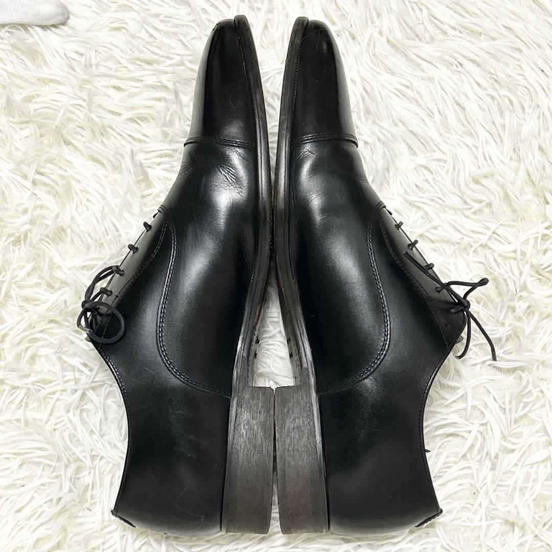 ✨極美品✨ SUIT SQUARE ストレートチップ レザー ブラック26.5㎝