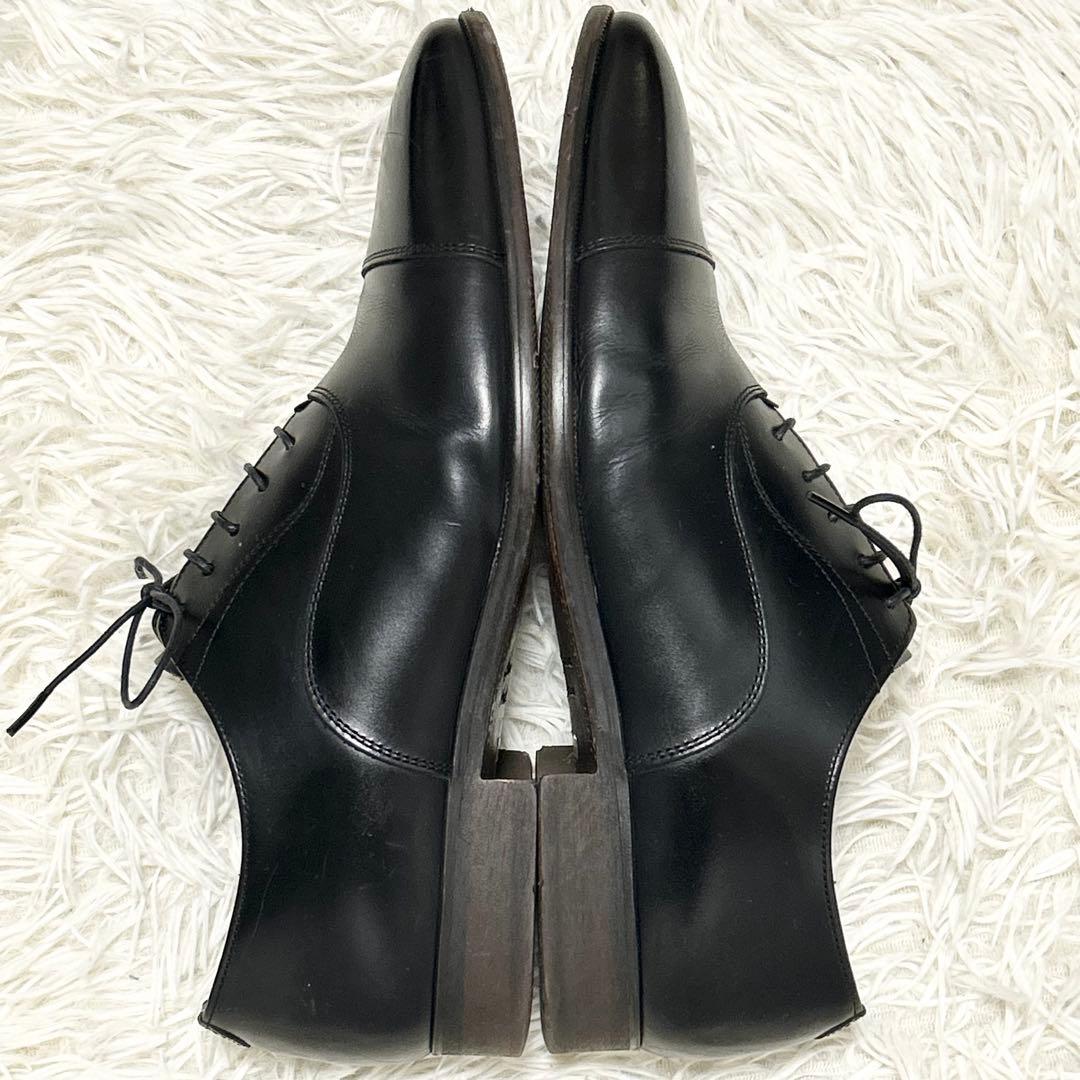 ✨極美品✨ SUIT SQUARE ストレートチップ レザー ブラック26.5㎝