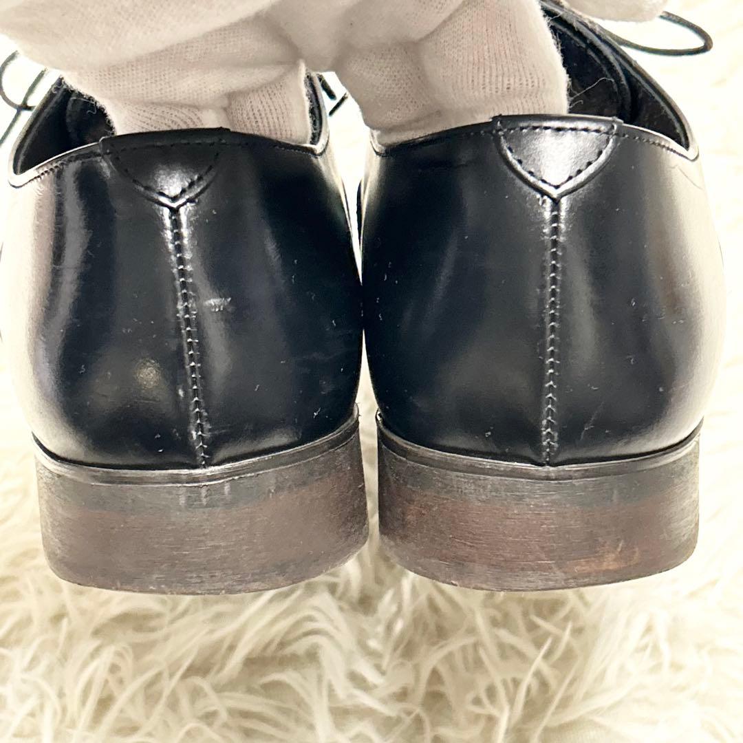 ✨極美品✨ SUIT SQUARE ストレートチップ レザー ブラック26.5㎝