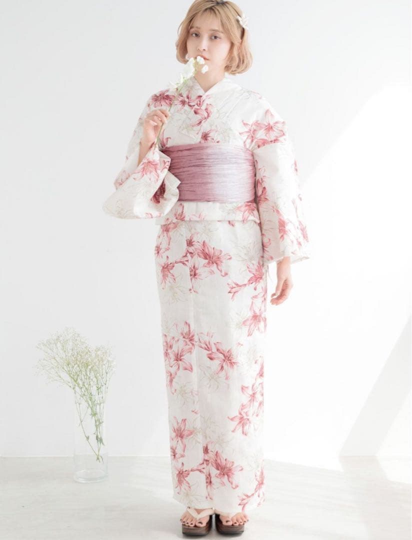 Dita 浴衣 夏の乙女百合