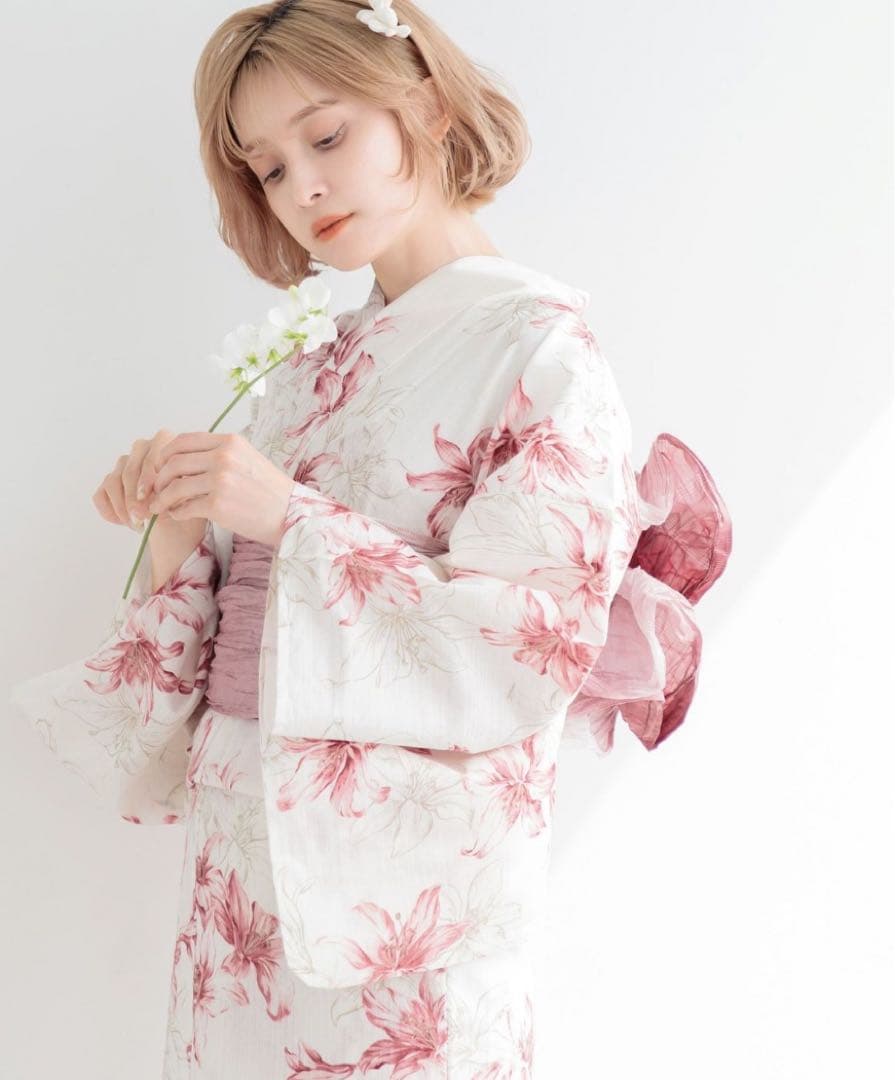 Dita 浴衣 夏の乙女百合