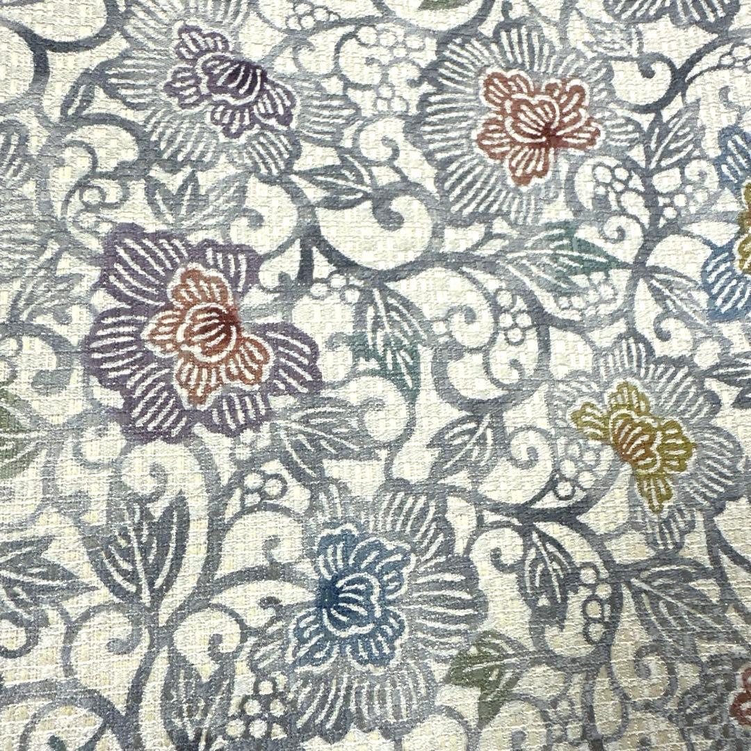 専用帯5089 ●弥栄織物謹製 高級 正絹 紅型 両面全通 リバーシブル 袋帯