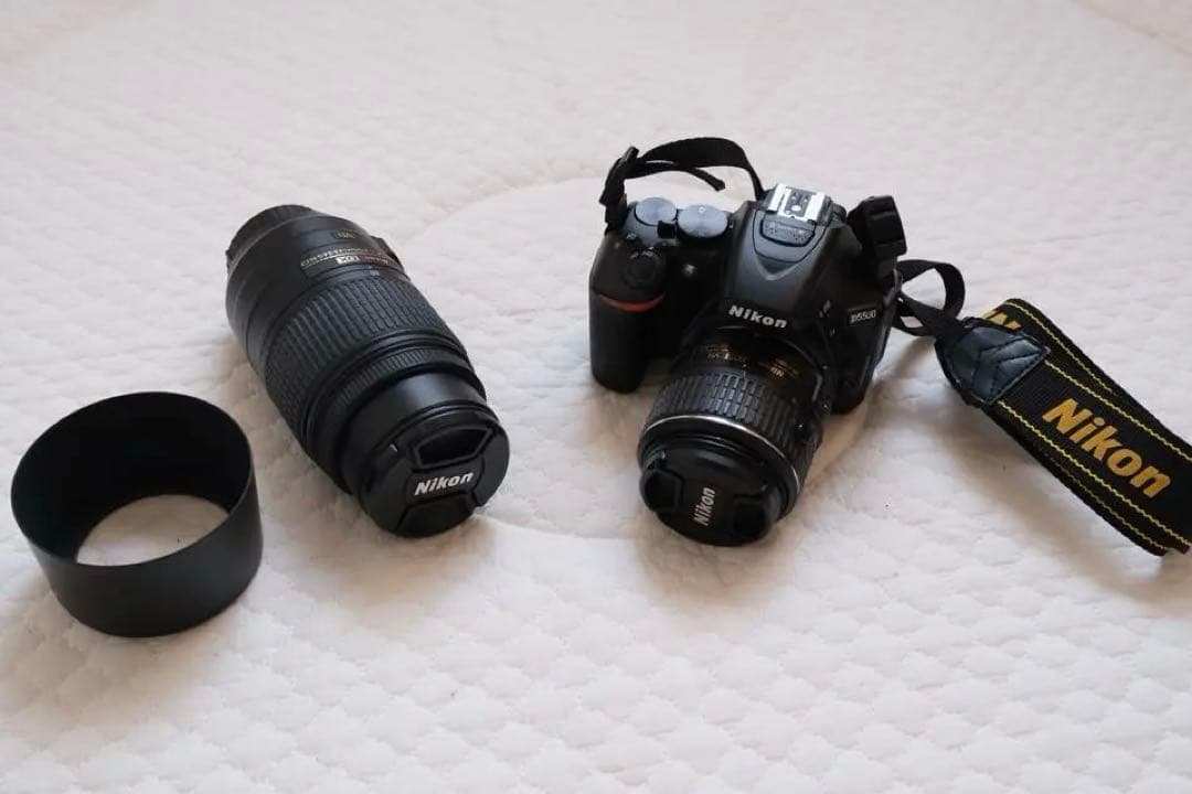 【美品】Nikon 一眼レフカメラ D5500 ダブルズームキット