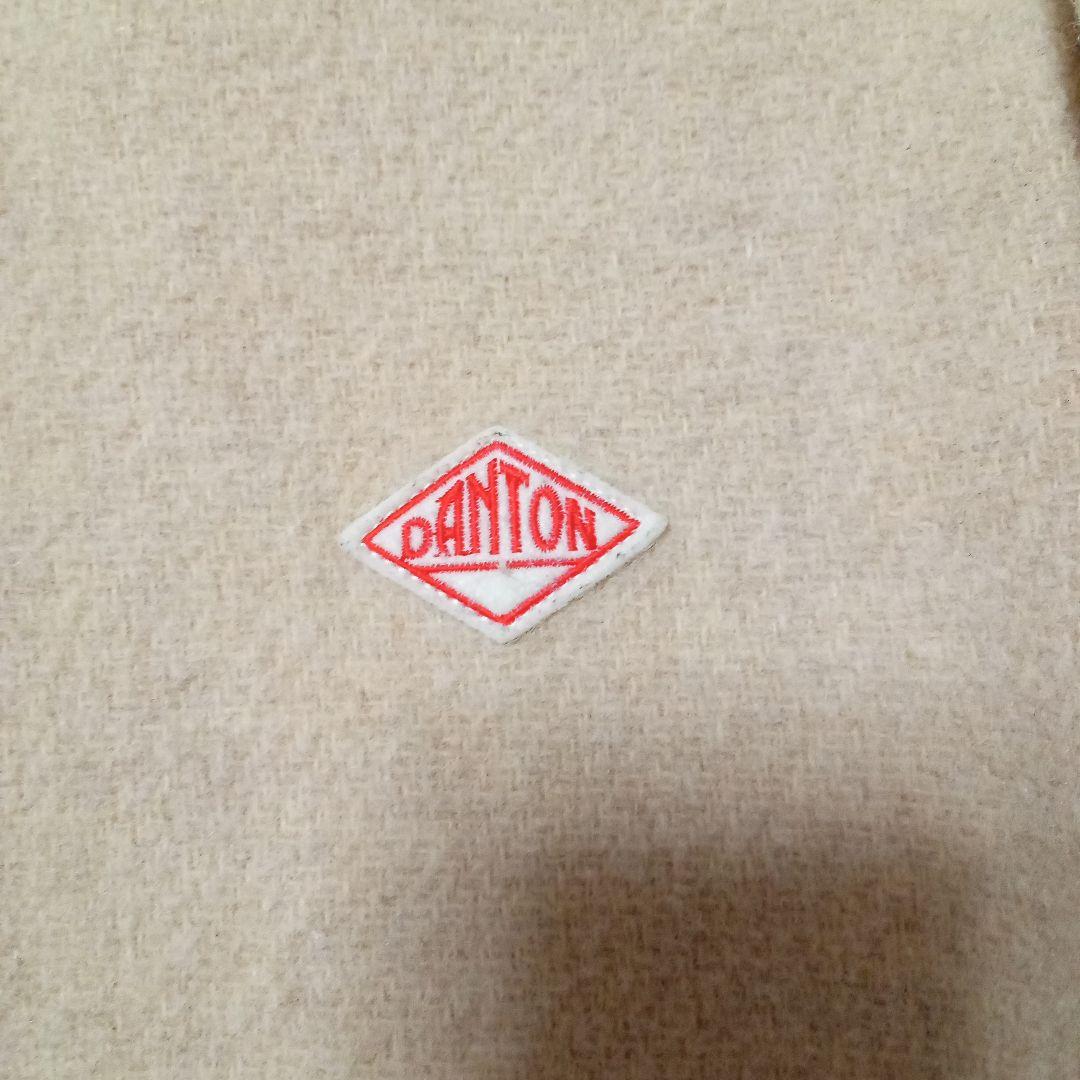 DANTON　ウールモッサノーカラージャケットベージュ36 クリーニング済