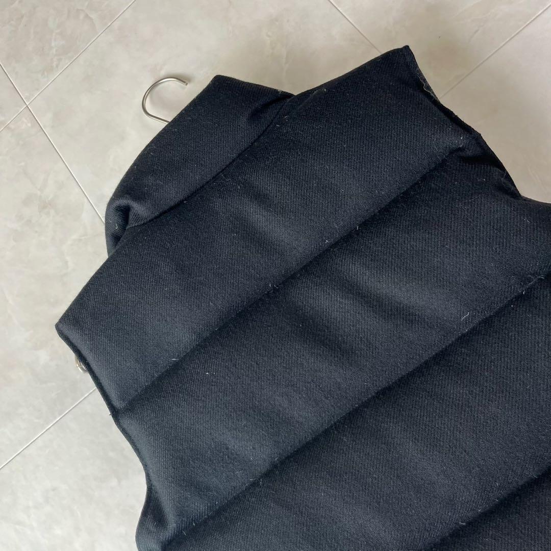 green 現HYKE ダウンベスト ブラック ウール混 日本製 サイズ2