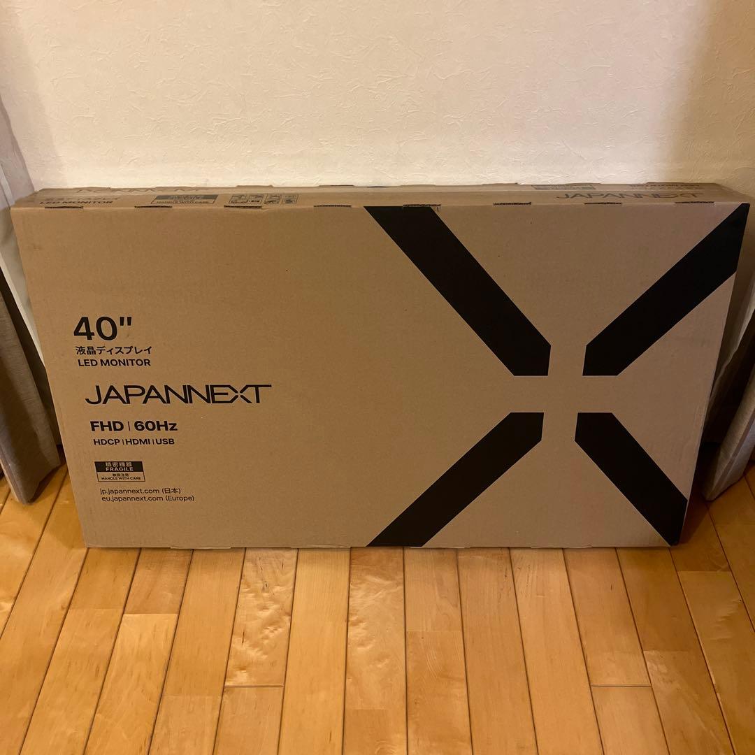 新品未開封　JAPANNEXT 40インチ LEDモニター 本体