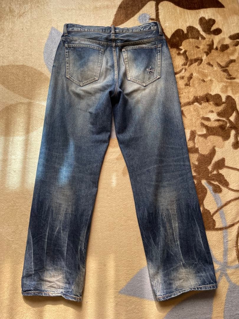 supreme 初期 Distressed Loose Fit Selvedge