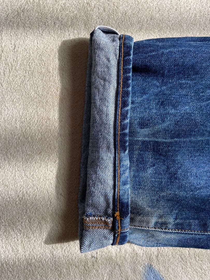 supreme 初期 Distressed Loose Fit Selvedge