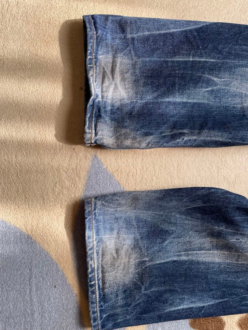 supreme 初期 Distressed Loose Fit Selvedge