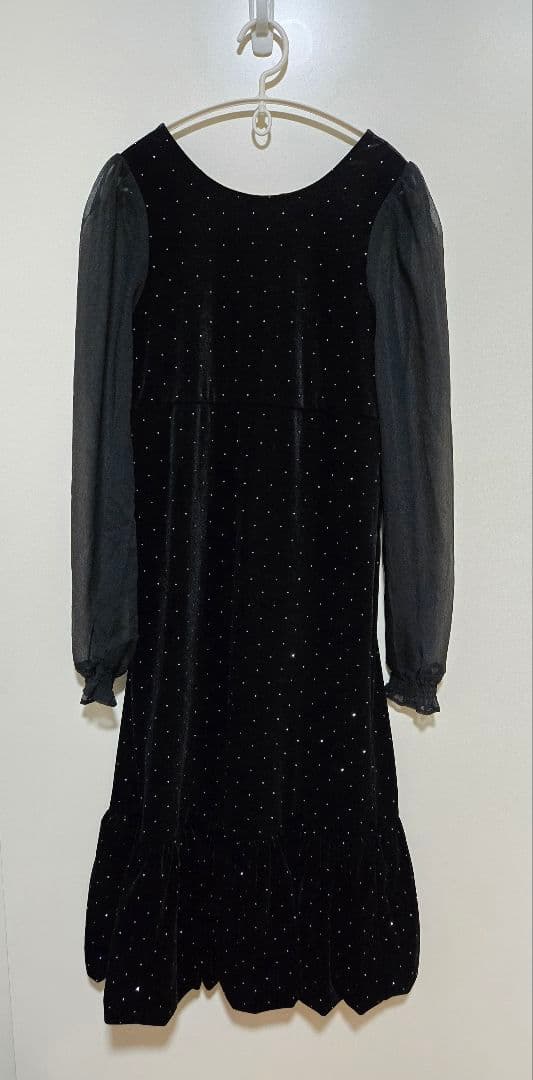 Kastane(カスタネ)【結婚式/オケージョン】ベロアスタッズワンピース