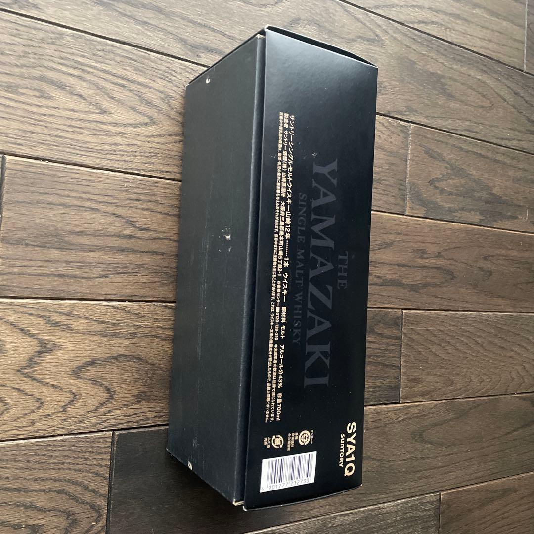 山崎 12年 旧ラベル シングルモルトウイスキー 700ml ギフトボックス付き