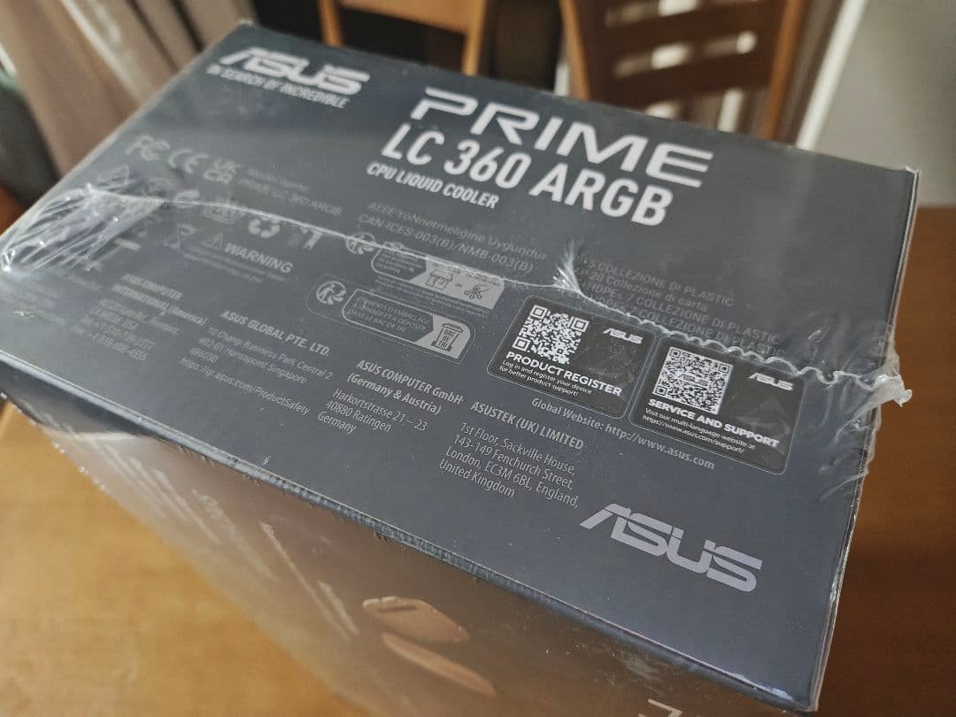PC用ファン・クーラー ASUS PRIME LC 360 ARGB