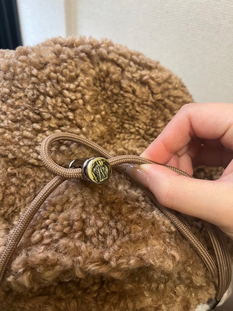 モンクレール　moncler バケットハット　モコモコ　Sサイズ特価！22000