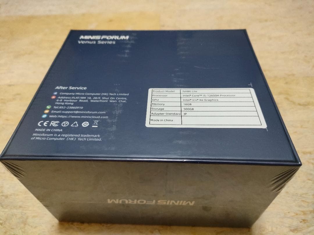 【新品・未開封】Minisforum NAB6 Lite　ミニPC