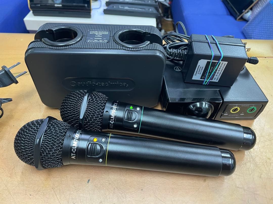 audio-technicaワイヤレスマイクセットCR701+CLM7000