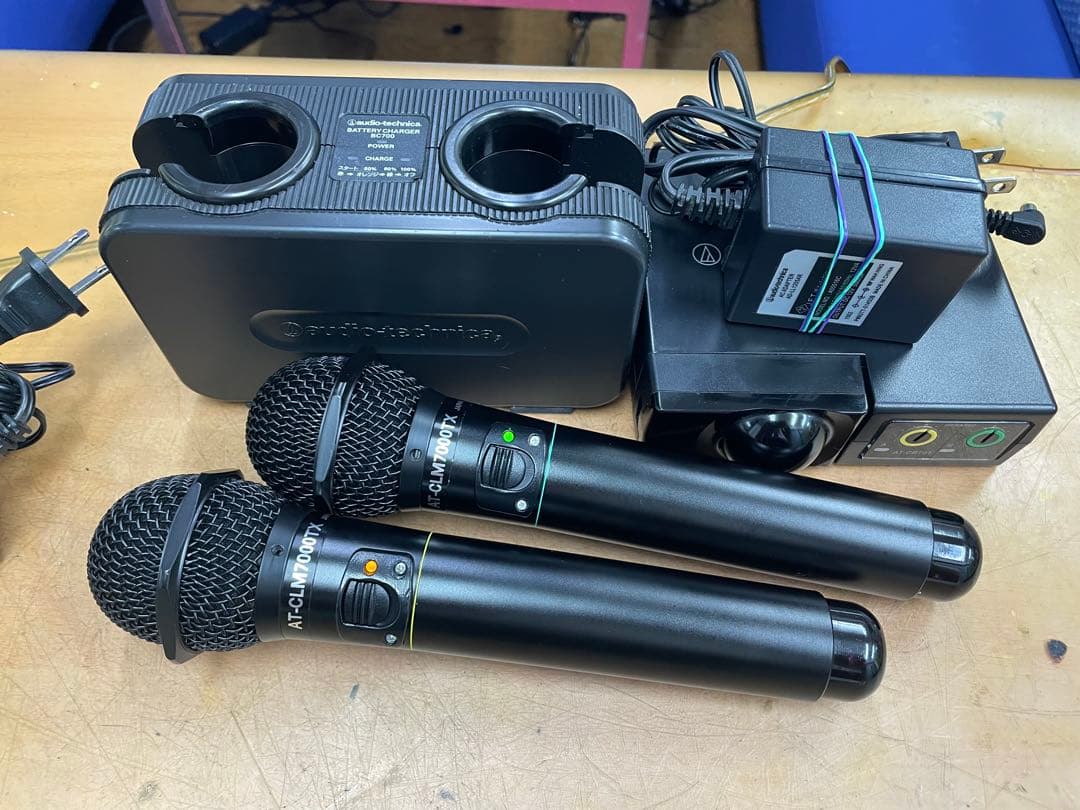 audio-technicaワイヤレスマイクセットCR701+CLM7000