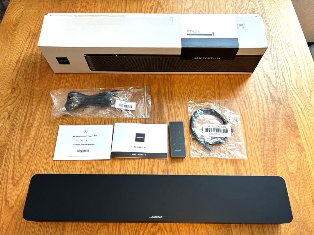 【未使用品】BOSE TVスピーカー BLK100VJP シングル ボーズ