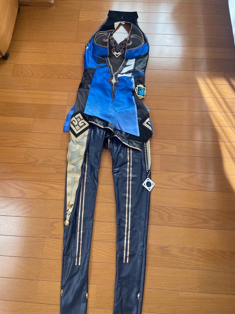 【フルセット】原神　夜蘭　三分妄想　コスプレ　衣装＋ウィッグ＋靴　Sサイズ