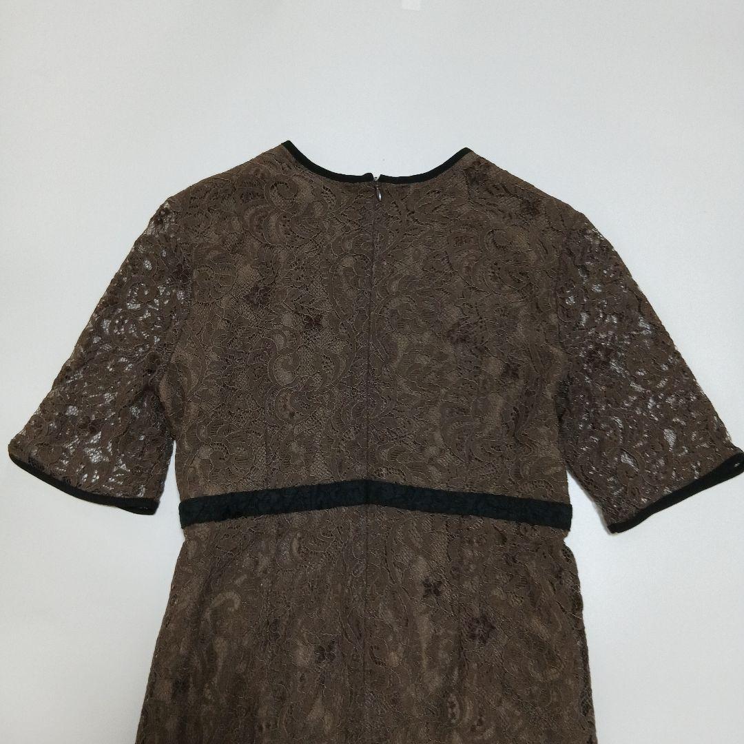 Leja 花柄レース ワンピース ドレス 結婚式 オケージョン お呼ばれ