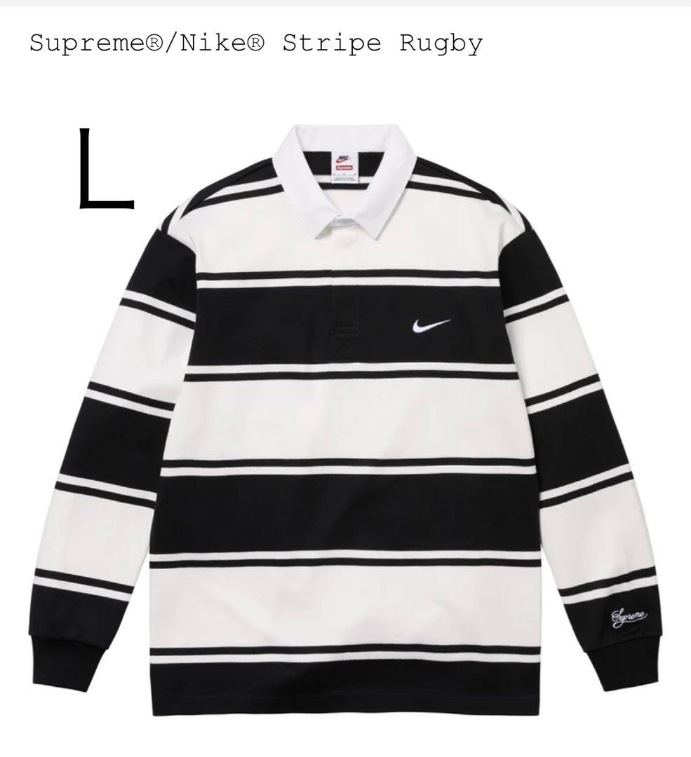ウェア supreme nike stripe rugby