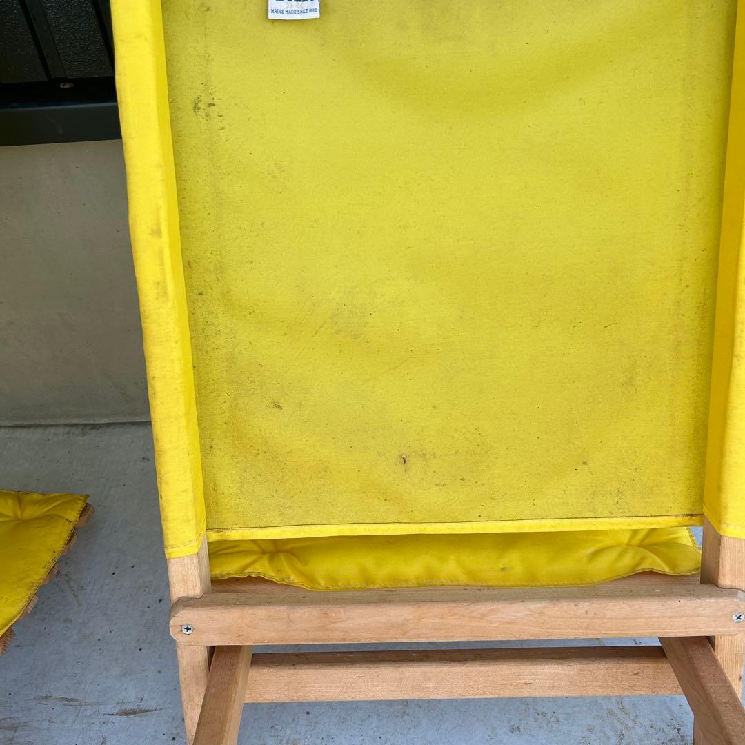 希少 byer of maine メインラウンジャー 2脚セット イエロー