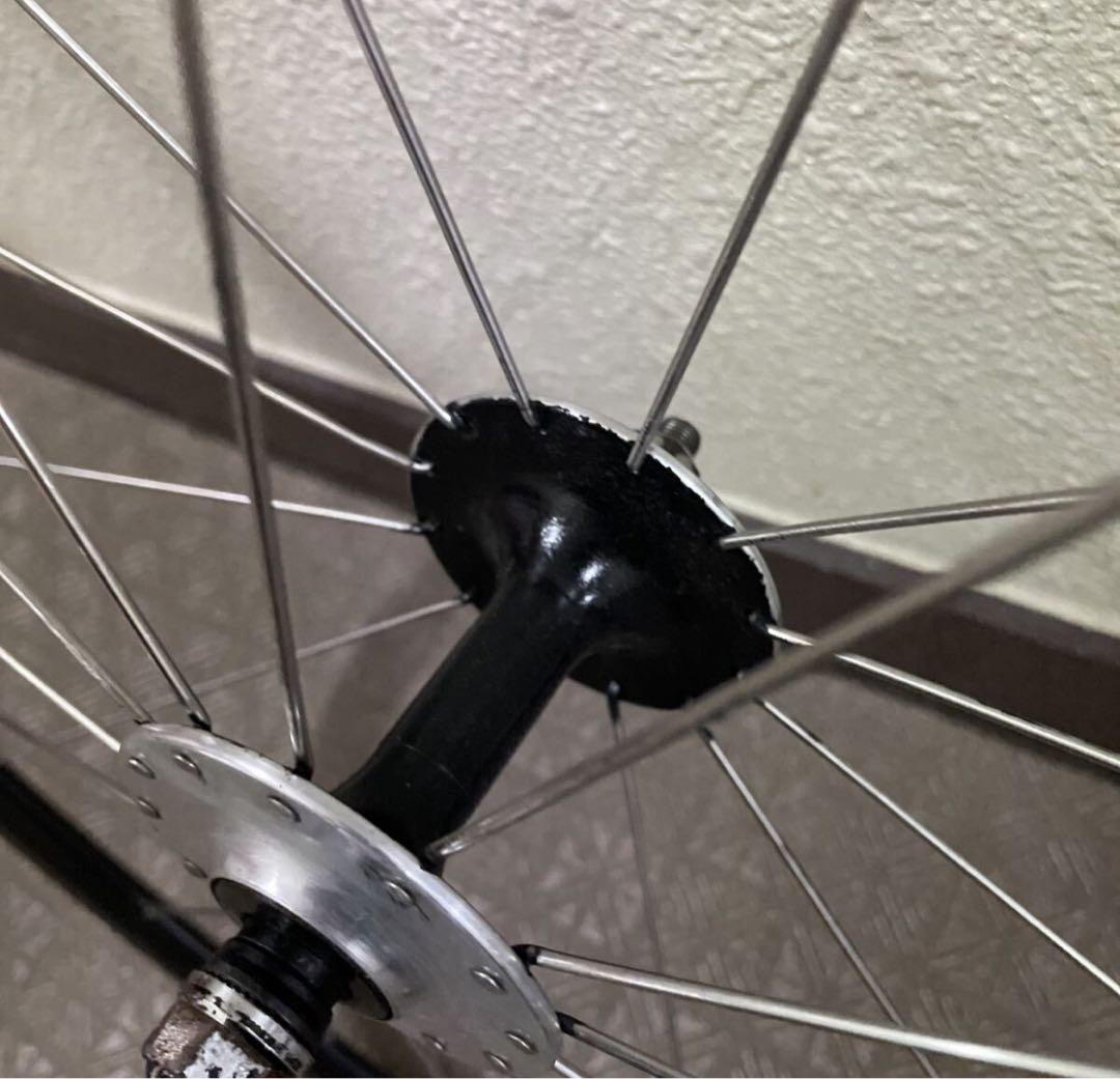 【最終価格】ピストバイクホイール 前輪MICHE 700c固定&フリーギア付