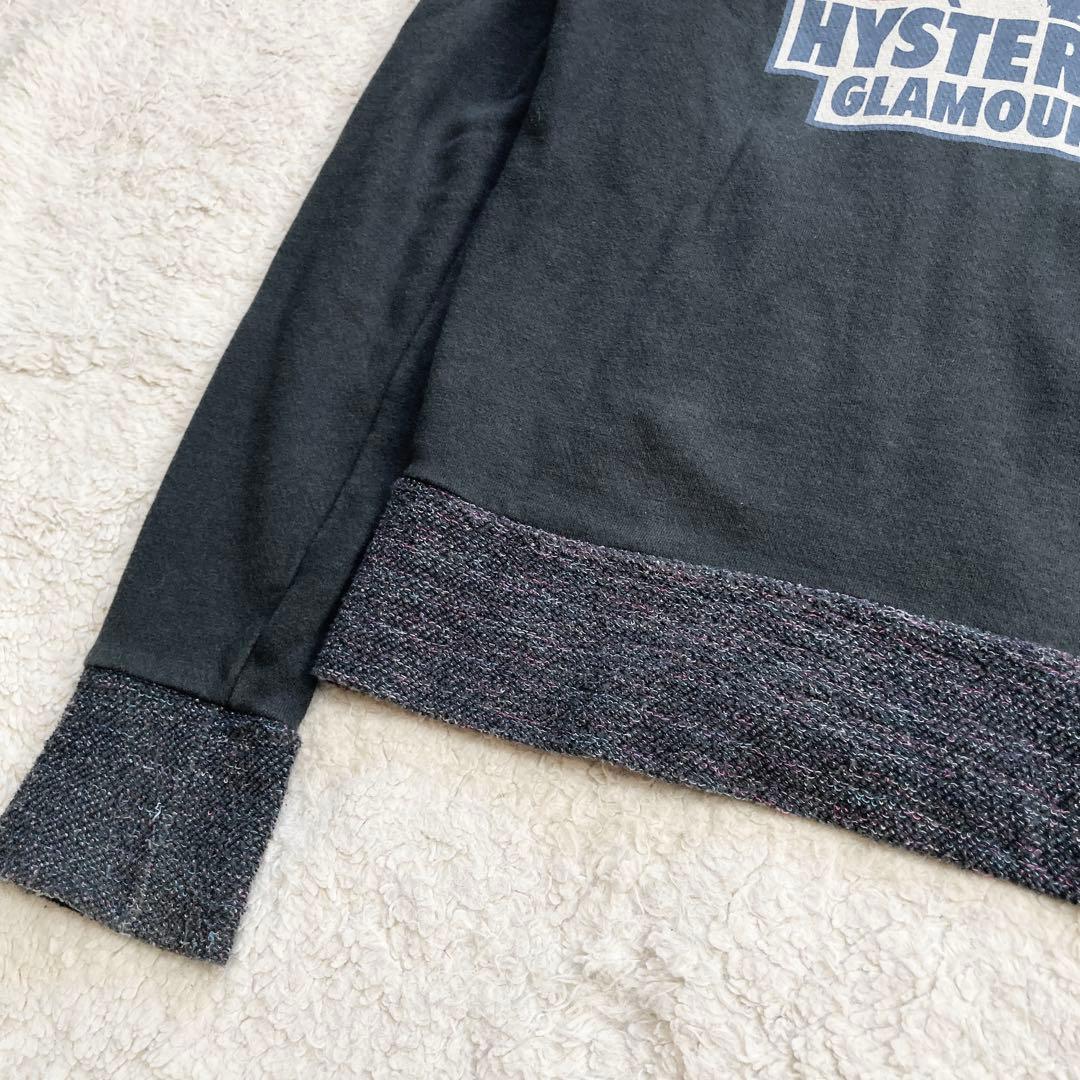 希少✨ヒステリックグラマー　パーカー　ジップ　ヒスガール　背面デカロゴ　Fサイズ