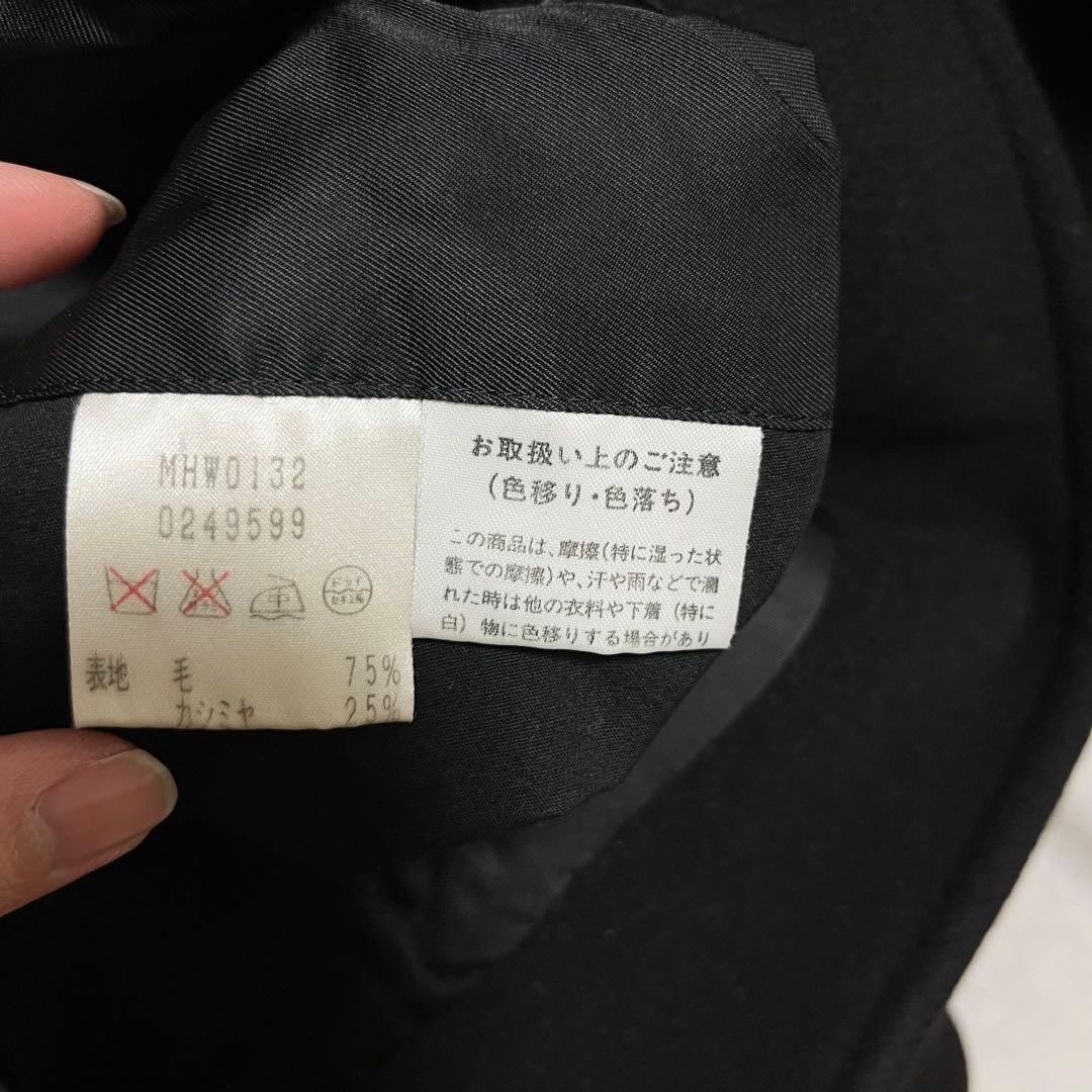 良品 マーガレットハウエル イングランド ウール カシミヤ混 コート Aライン