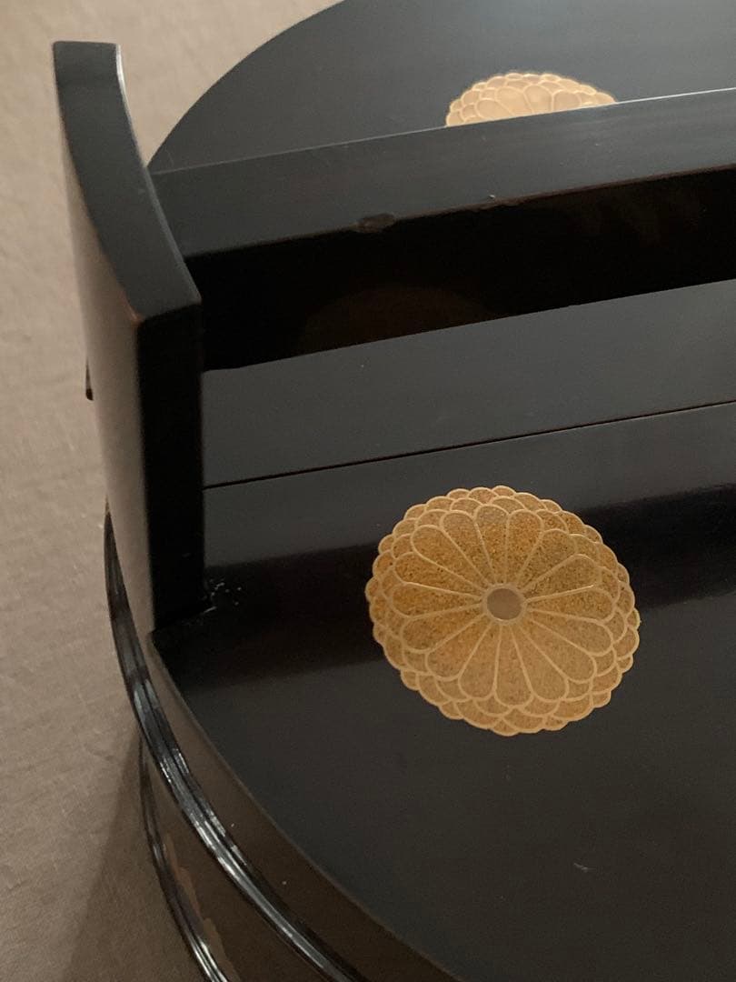 茶道具　水指 漆塗　高台寺蒔絵　金箔装飾　インテリア雑貨　花器　ワインクーラー