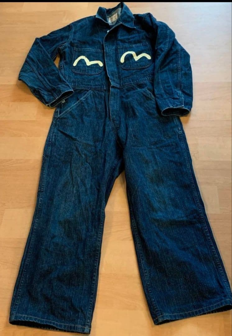 EVISU デニム オーバーオール 38　オールインワン