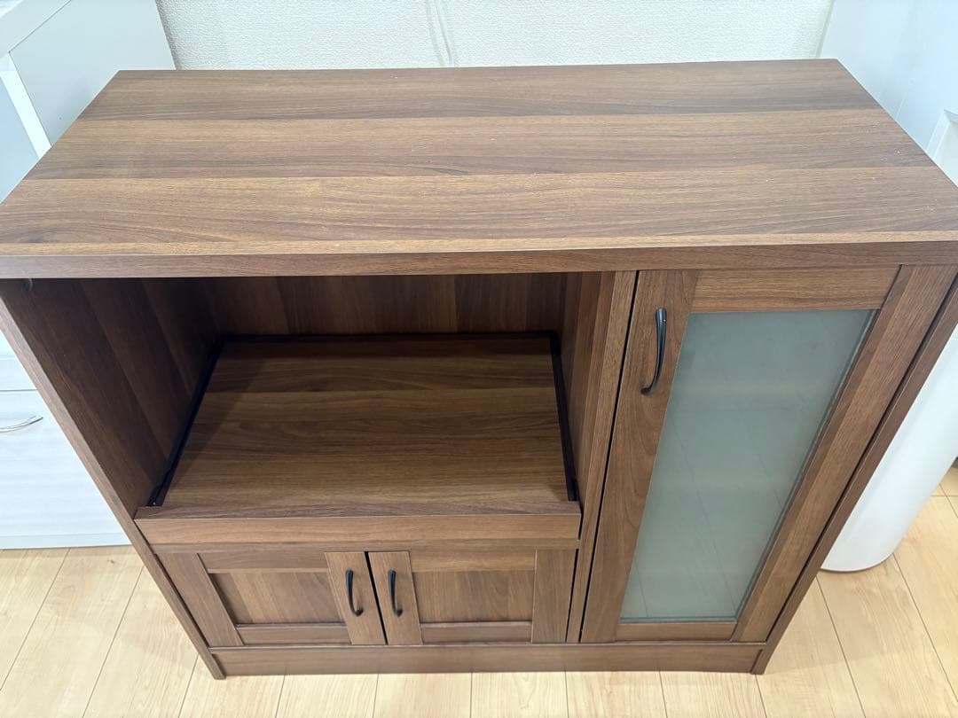 キッチンカウンター 伸縮式 拡張テーブル付き