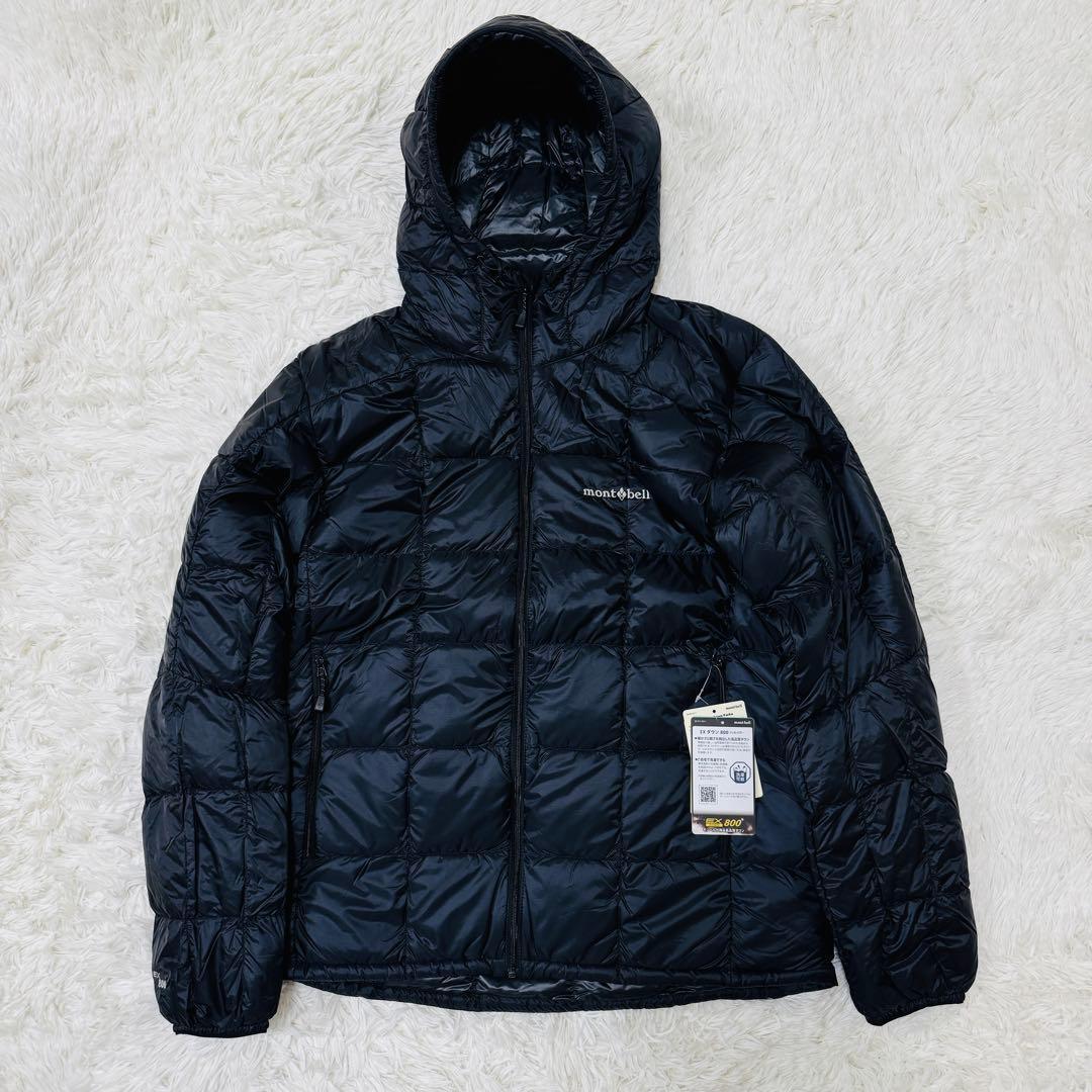 モンベル　スペリオダウン パーカ Men's ブラック　 L タグ付き