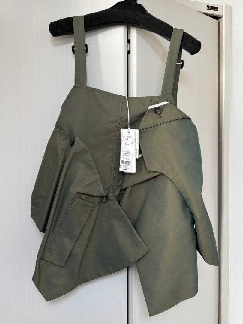 UN3D. VEST DOCKING BUSTIER キャミソール カーキ 36