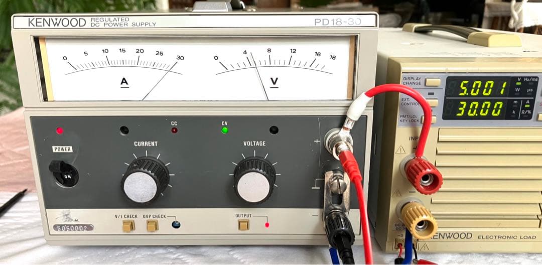 週末特別価格：KENWOOD 18V/30A 定電圧・定電流電源　PD18-30