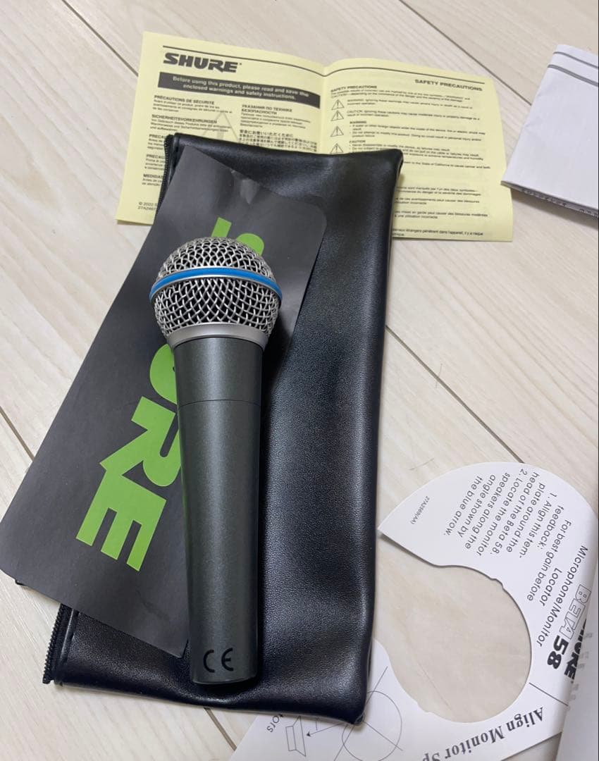 配信機器・PA機器・レコーディング機器 SHURE beta 58a