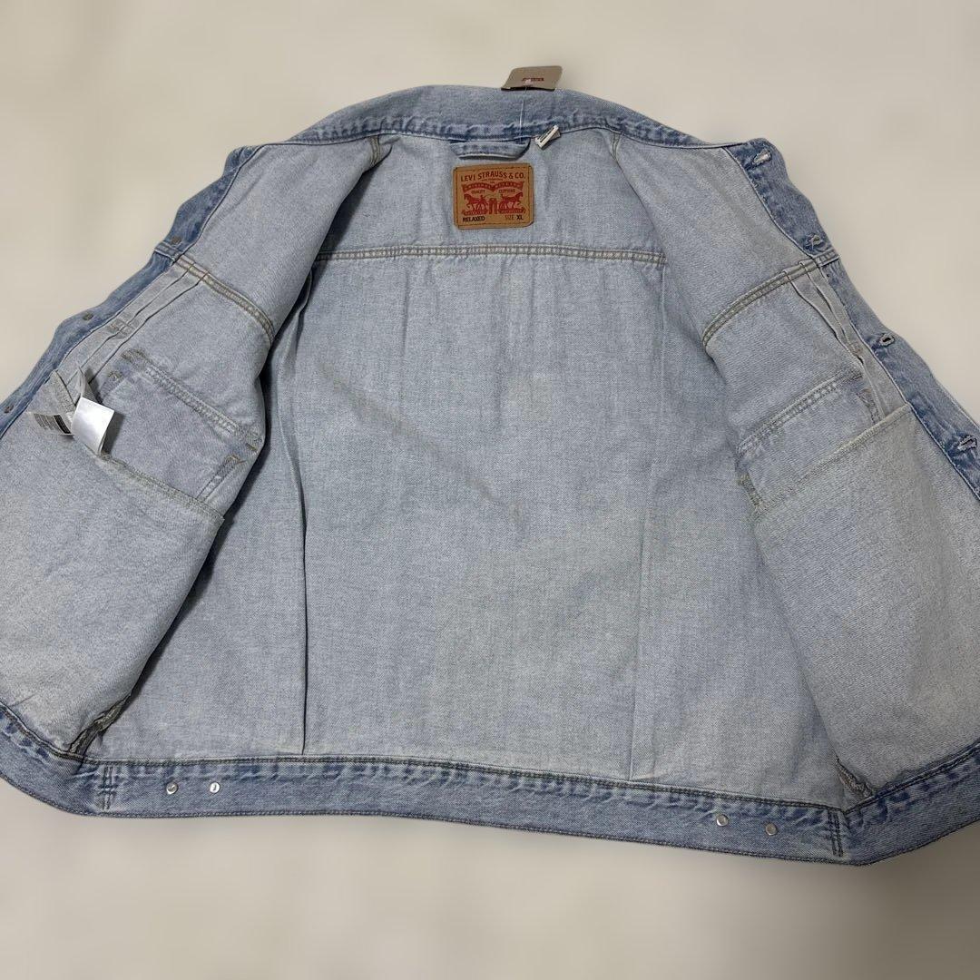 ビックサイズ【未使用タグ付き】リーバイス　2nd Gジャン3L 水色　綿100%