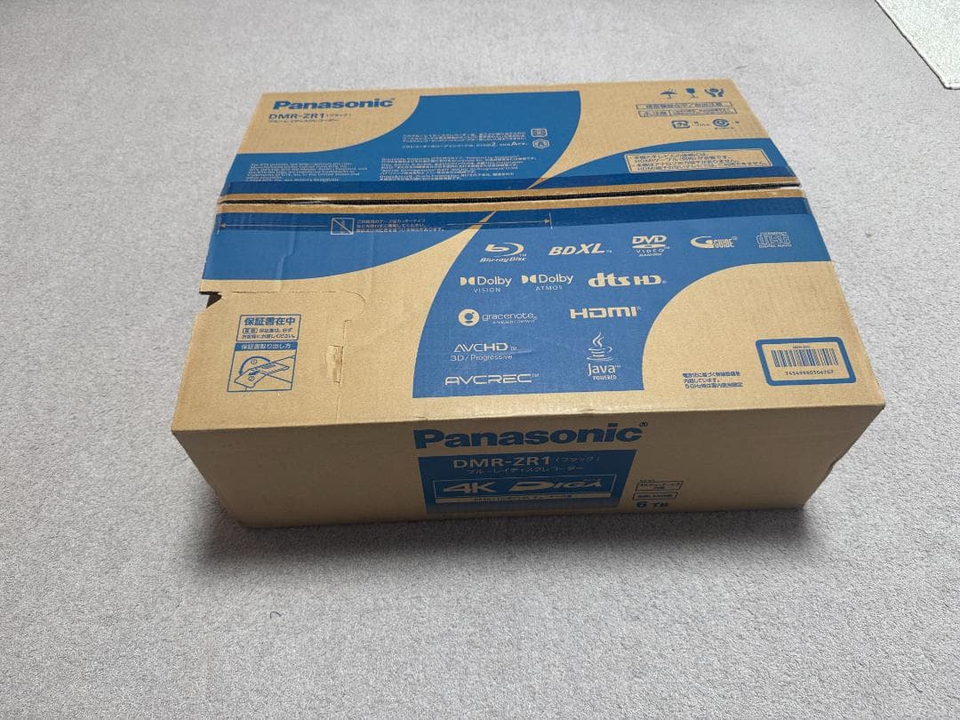 Panasonic DIGA DMR-ZR1ブルーレイプレーヤー・レコーダー