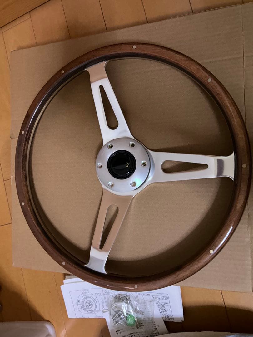 ウッド ステアリング 36.5Φ ヴィンテージスタイル ハンドル