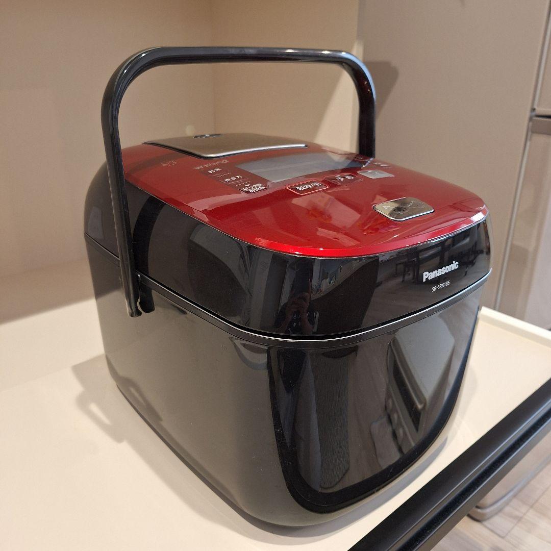 Panasonic SR-SPX185☆炊飯器☆赤☆Wおどり炊き☆1升炊き