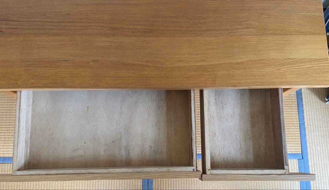 無印良品 タモ材 テーブル