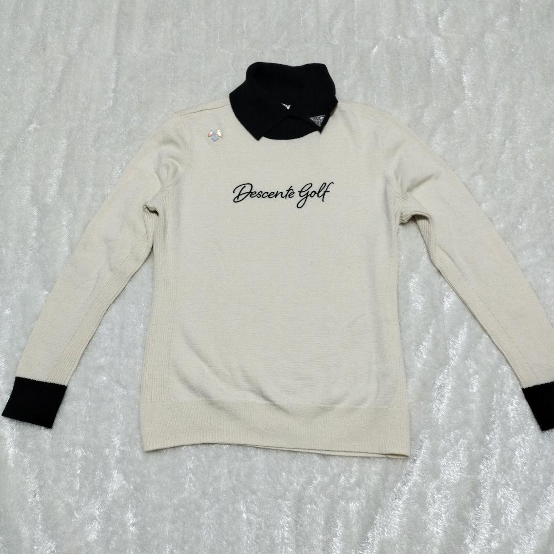 DESCENTEGOLFLUXECollectionスワロフスキーセーター М