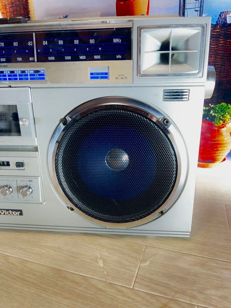 希少Victor ビクターRC-M70 ラジカセ動作品メンテナンス済み美品