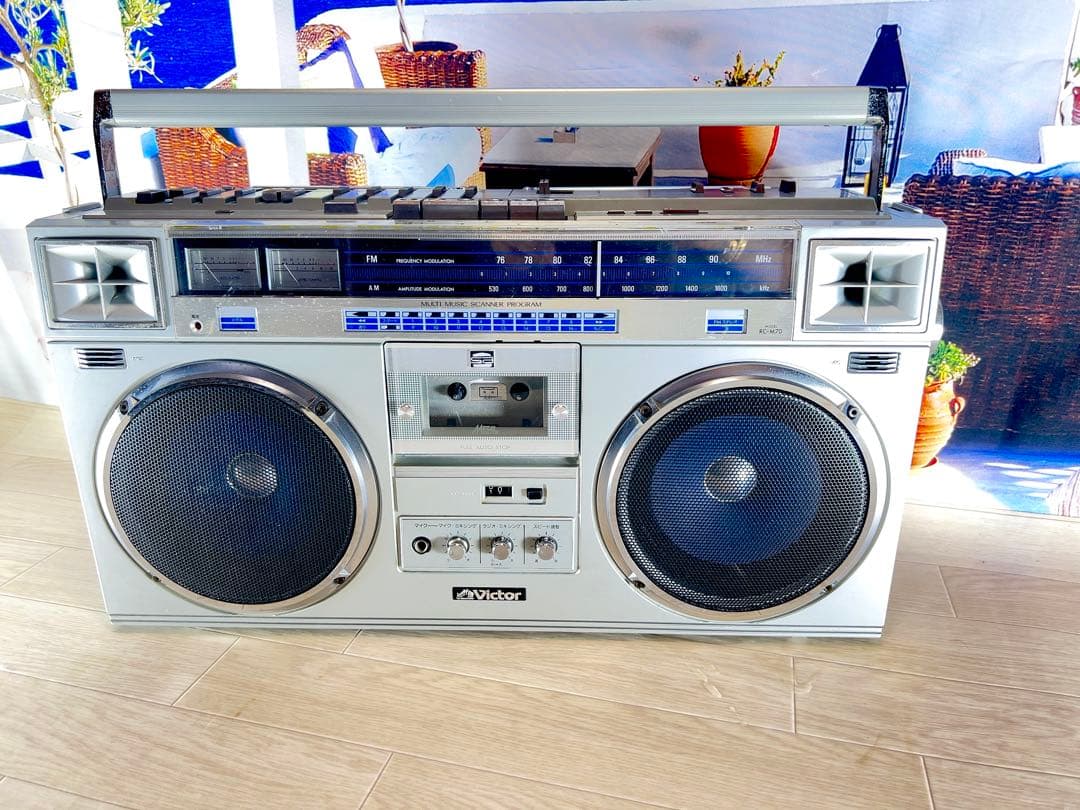 希少Victor ビクターRC-M70 ラジカセ動作品メンテナンス済み美品