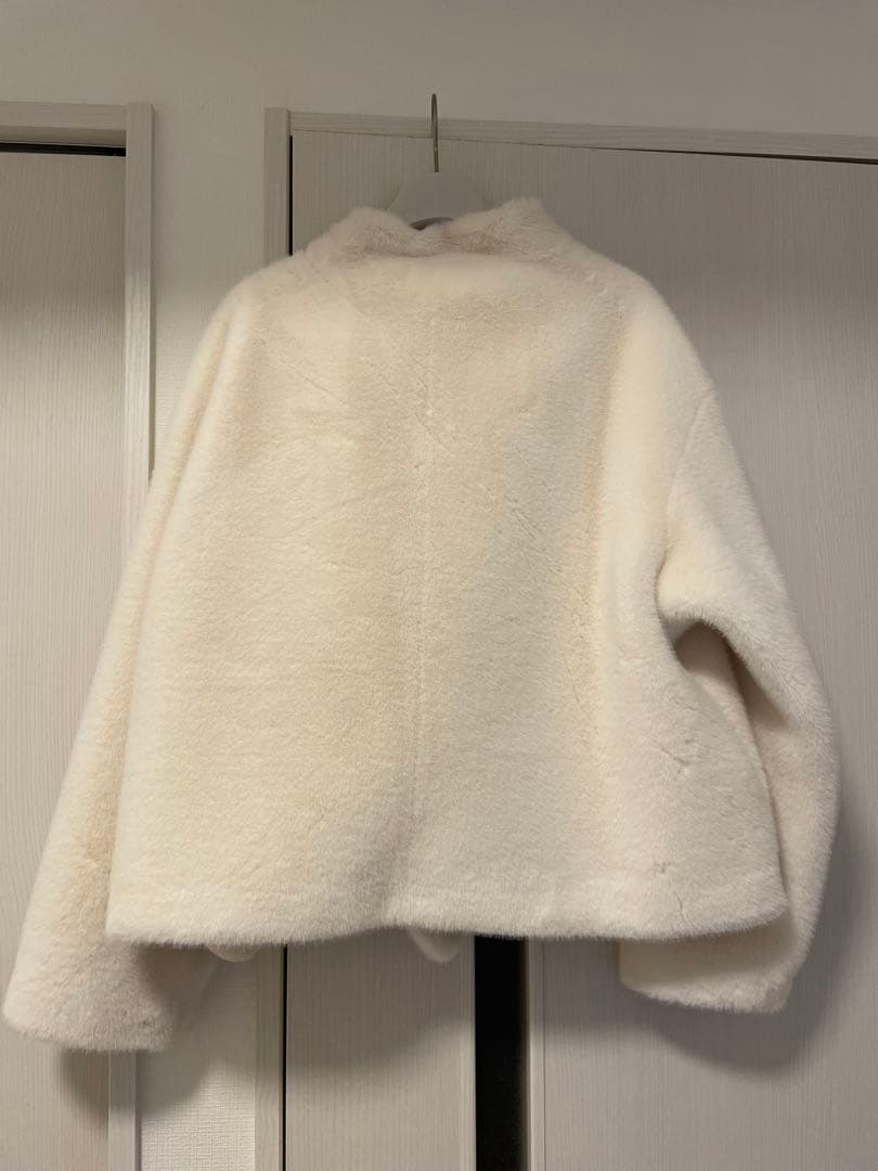 週末限定☆ナエ コートna.e Reversible FurCoat White