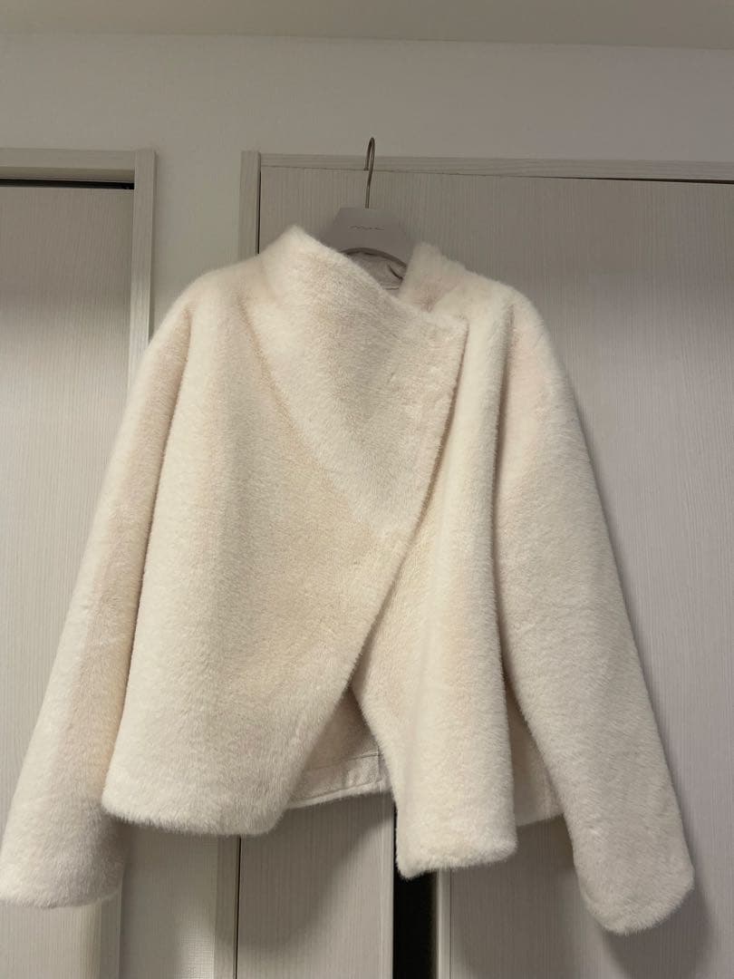 週末限定☆ナエ コートna.e Reversible FurCoat White