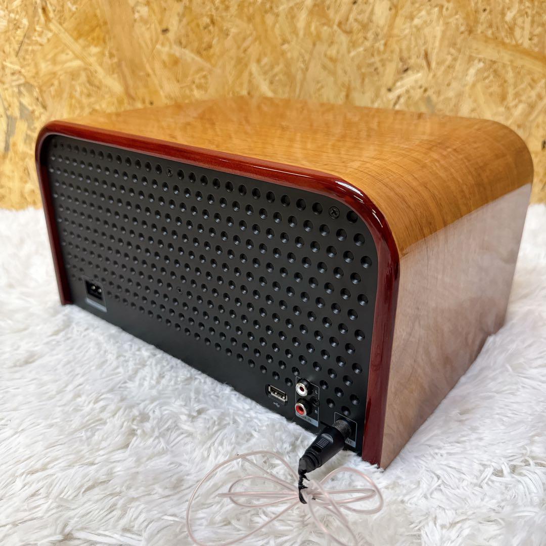 SANSUI SMS-800BT Bluetooth対応CDプレーヤー レトロ