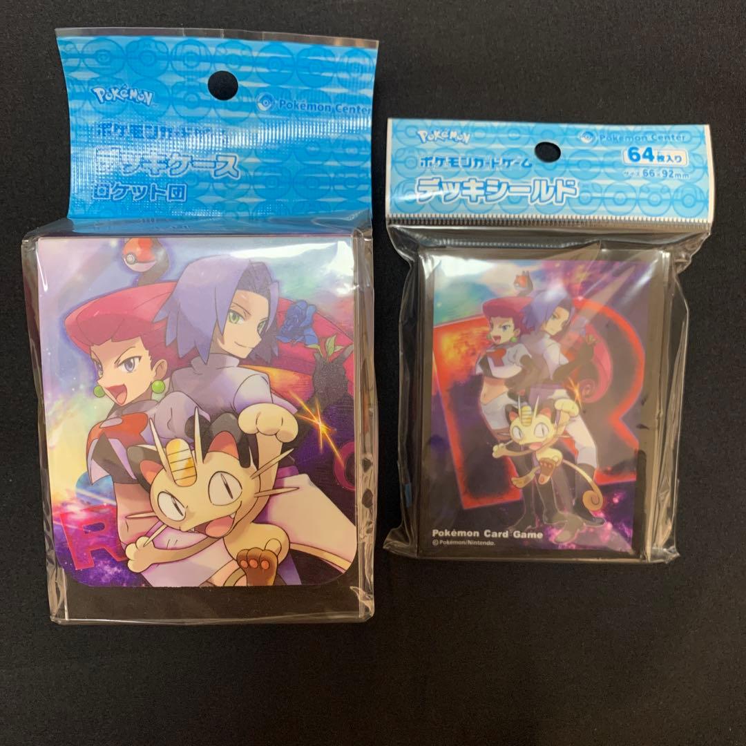 ポケモンカードゲーム　デッキシールド　デッキケース　ロケット団　ムサシ　未開封